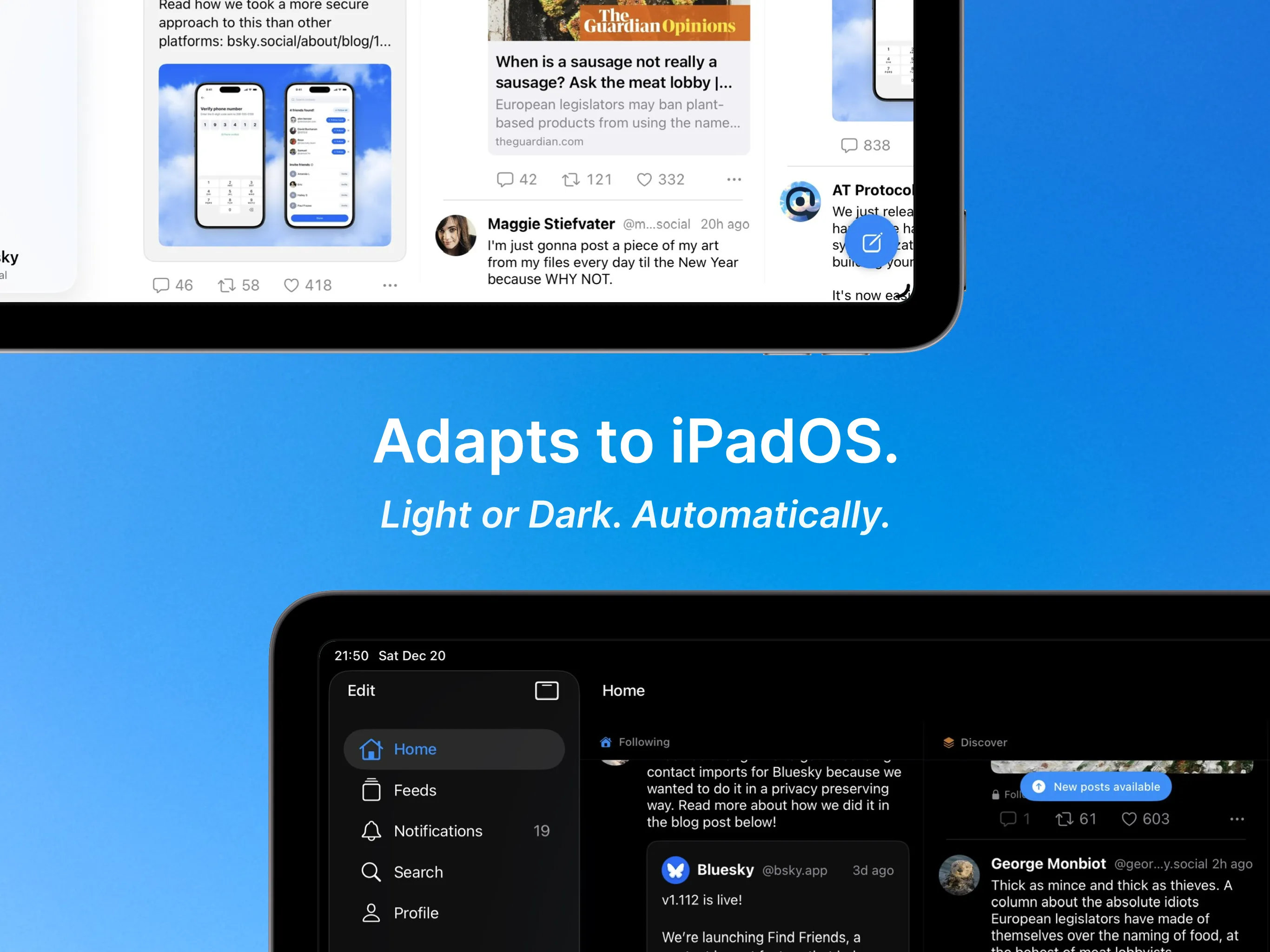 iPad ライト＆ダークモード